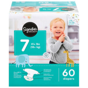 Signature Select/Care Stage 7 Supreme Diapers - 60 Count