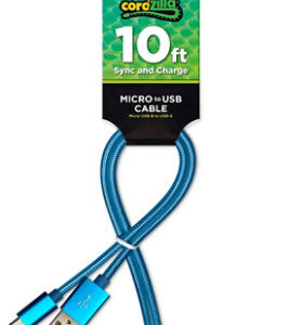 Cordzilla Micro Usb To Usb A Cable - Various Colors 10ft - EA