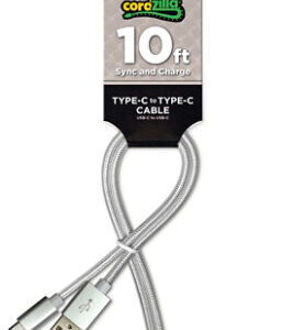Cordzilla Usb Type C To Usb Type C - Various Colors 10ft - EA
