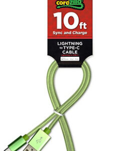 Cordzilla C94 Lightning To Usb Type-c Cable - Various Colors  10ft - EA