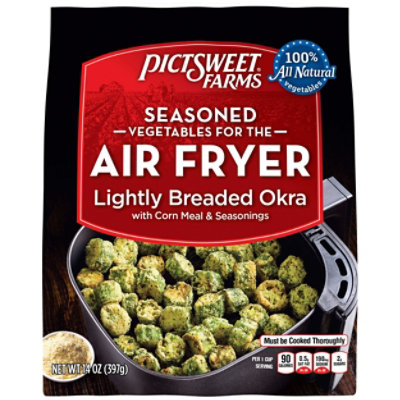 Pictsweet Farms Air Fryer Lightly Breaded Okra Seasoned Vegetables - 14 Oz