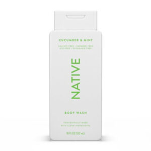 Native Cucumber & Mint Body Wash - 18 OZ