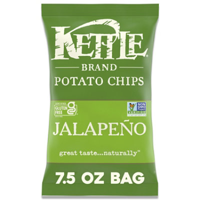 Kettle Brand Jalapeno Kettle Potato Chips - 7.5 Oz