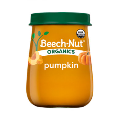 Beechnut Org St 1 Pumpkin Baby Food Jar - 4 OZ