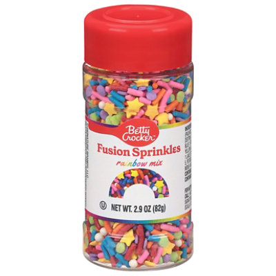 Betty Crocker Rainbow Fusion Sprinkles - 2.9 OZ