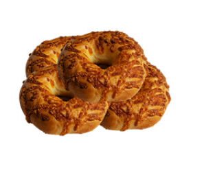 Cheddar Cheese Bagels 4 Count - EA