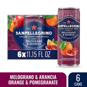 Sanpellegrino Melograno And Arancia Italian Sparkling Drinks In Can - 6-11.15 Fl. Oz.