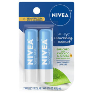 Nivea Hydrating Dual Pk Lip Balm - .34 OZ
