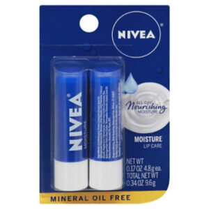 Nivea Moisture Dual Pk Lip Balm - 0.34 OZ