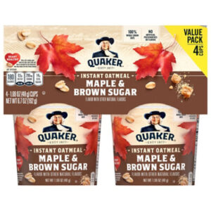 Quaker Maple Brown Sugar Instant Oatmeal - 6.7 OZ