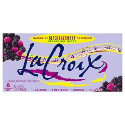 LaCroix Black Razzberry Sparkling Water - 8-12 Fl. Oz.