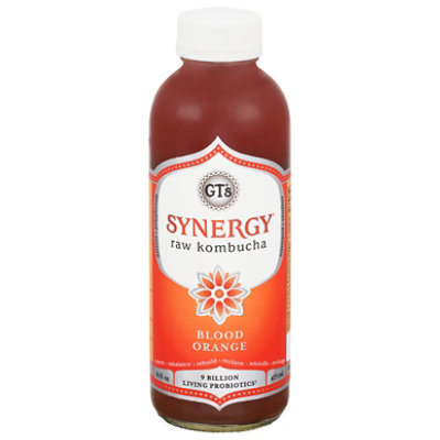 Synergy The Real Kombucha Blood Orange - 16 Fl. Oz.