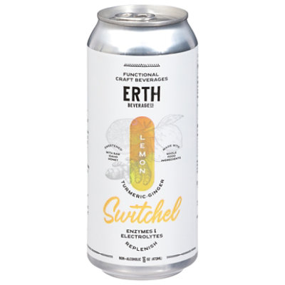 Erth Beverage Switched Turmeric Lemon Ginger - 16 OZ
