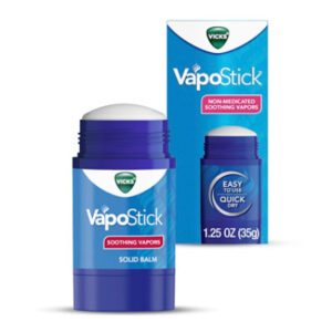 Vicks VapoStick Invisible Solid Balm with Soothing Vicks Vapors Non-Medicated 1.25 Oz