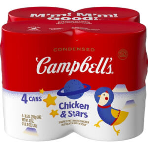 Campbell's Condensed Chicken and Stars Soup 4 Count - 10.5 Oz