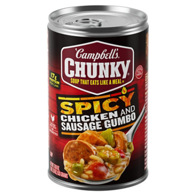 Campbell's Chunky Spicy Chicken and Sausage Gumbo - 18.8 Oz