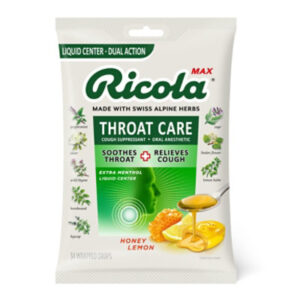 Ricola Max Honey Lemon Throat Care - 34 Count