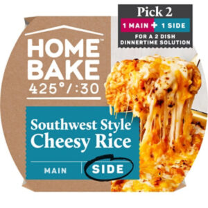 HomeBake 425?:30 Southwest Style Cheesy Rice Frozen Side - 19.4 Oz