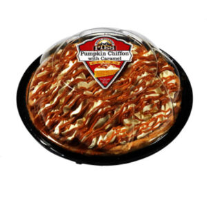 Pumpkin Chiffon Pie With Caramel Drizzle - 24 OZ