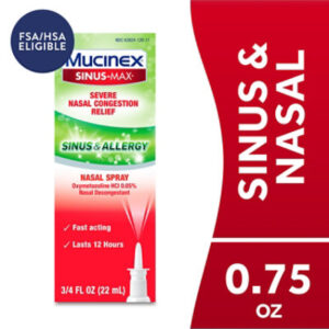 Mucinex Sinus-Max Sinus & Allergy Nasal Spray - 0.75 Fl. Oz.