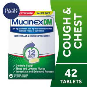Mucinex DM 1200 mg - 42 Count