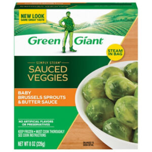 Green Giant Stmrs Baby Brussel Sprouts Btr Sce - 8 OZ