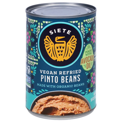 Siete Refried Pinto Beans - 16 Oz