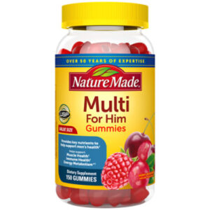 Nature Made Multi For Him Multivitamins Gummies Value Size - 150 Count