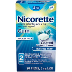 Nicorette White Ice Mint 2mg - 20 Count
