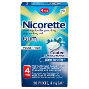 Nicorette White Ice 4mg - 20 Count