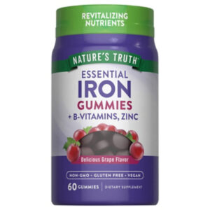 Nature's Truth Iron Gummies - 60 Count