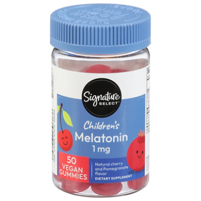 Signature Select/Care Children Melatonin 1 mg Gummies - 50 Count