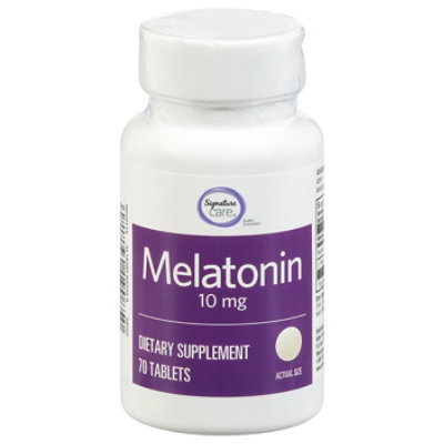 Signature Select/Care Melatonin 10 mg Tabs - 70 Count