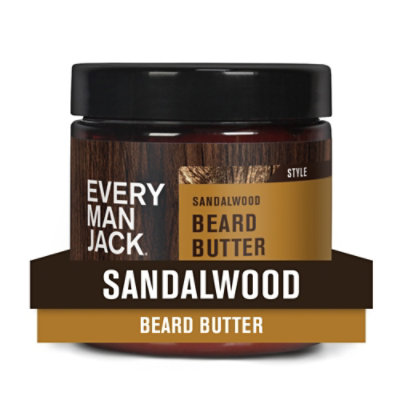 Every Man Jack Sandalwood Beard Butter For Men - 4 Oz