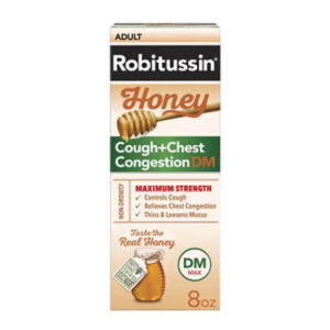 Robitussin Honey Maximum Strength Cough & Chest Congestion Dm - 8 Oz