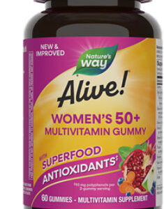 Alive! Womens 50 Plus Multivitamin Gummies - 60 Count