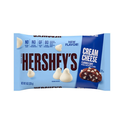 Hersheys Cream Cheese Flavored Baking Chips Laydown Bag - 8 Oz
