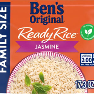 Ben's Original Ready Jasmine Rice Family Size Pouch - 17.3 Oz