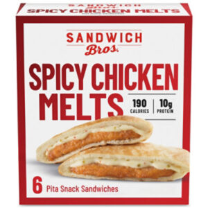 Sandwich Bros. Spicy Chicken Melts Pita Snack Sandwiches Frozen - 15.6 OZ