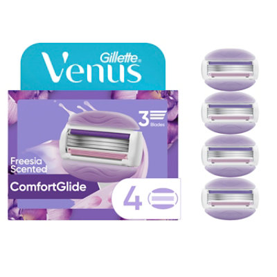 Gillette Venus Comfort Glide Razor Refills - 4 Count