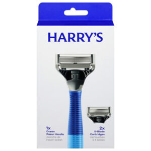 Harry's Ocean Blue 5 Blade Mens Razor Rfl - EA