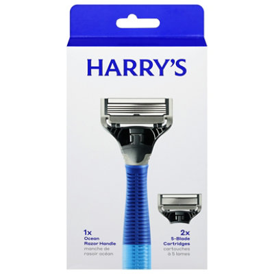 Harry's Ocean Blue 5 Blade Mens Razor Rfl - EA