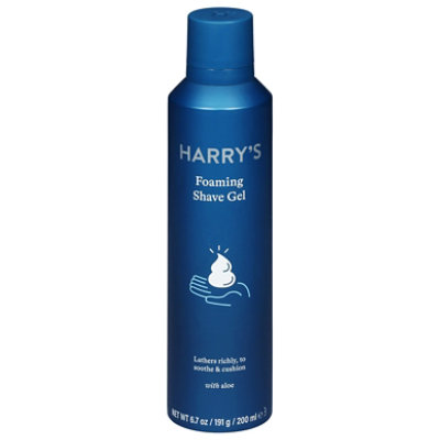 Harry's Men Foaming Shave Gel With Aloe - 6.7 Oz