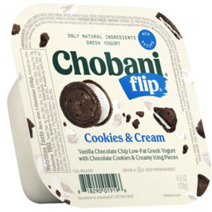 Chobani Flip Cookies & Cream Greek Yogurt - 4.5 Oz