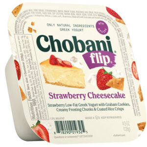 Chobani Flip Low Fat Strawberry Cheesecake Greek Yogurt - 4.5 Oz
