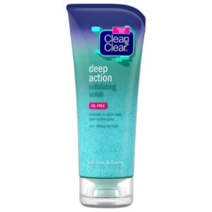 Clean & Clear Oil Free Deep Action Exfoliating Facial Scrub - 7 Fl. Oz.