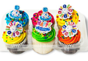 Assorted Frozen Cupcakes - 6 Count