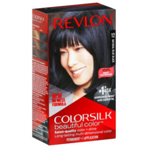 Revlon ColorSilk 012 Natural Blue Black - 0.29 Lb