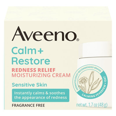 Aveeno Calm Restore Redness Relief Moisturizing Face Cream - 1.7 Oz