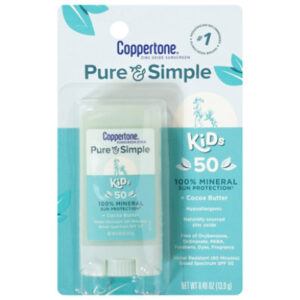 Coppertone Pure & Simple Kids Stick Spf50 .49oz - .49 OZ
